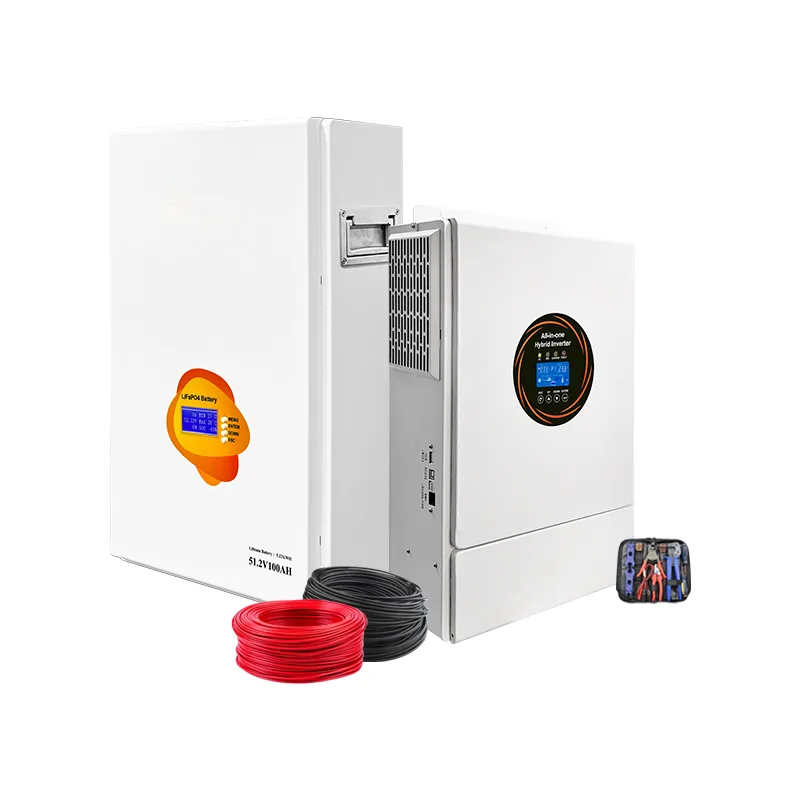 ພະລັງງານແສງອາທິດ 10kw 48v Off grid Ess All in One Hybrid 310Ah 15kwh Battery Backup